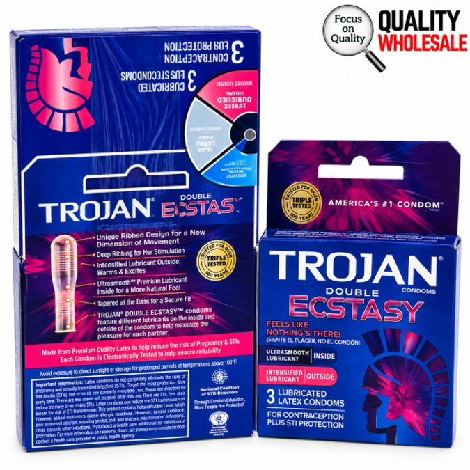 Picture of Trojan C-Double Ecstasy-6ct