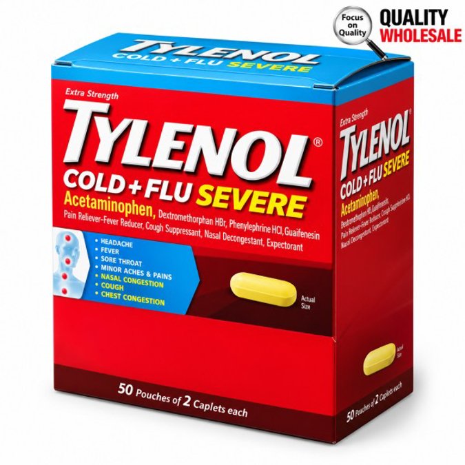 Picture of Tylenol Cold Flu Severe 50ct