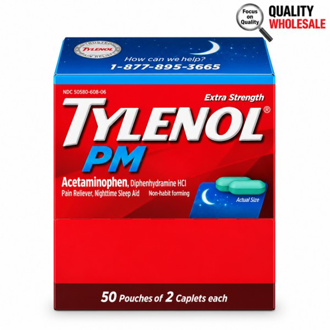 Picture of Tylenol PM - 50ct 2caps