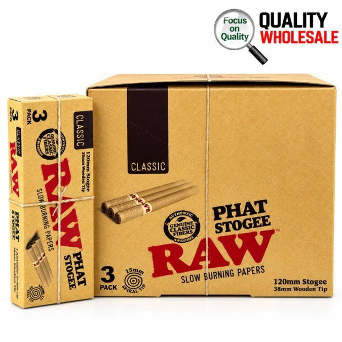 Picture of Raw Tip - Phat Stogee 15mm 3ct 8pk