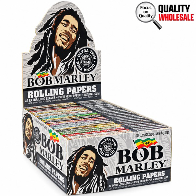 Picture of Bob Marley Hemp Paper Ultra Thin King 50pk