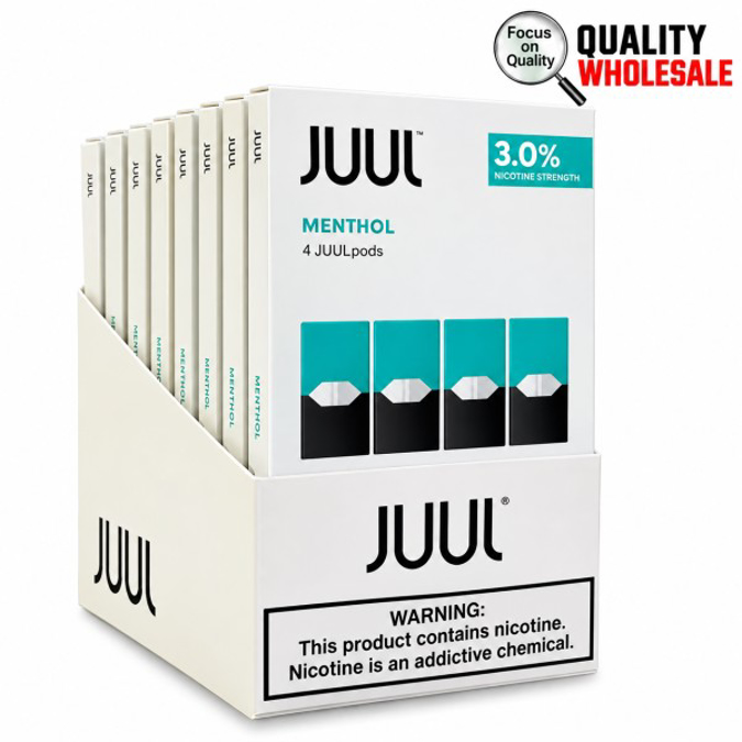 Picture of Juul Menthol 4 pack 3 pcnt