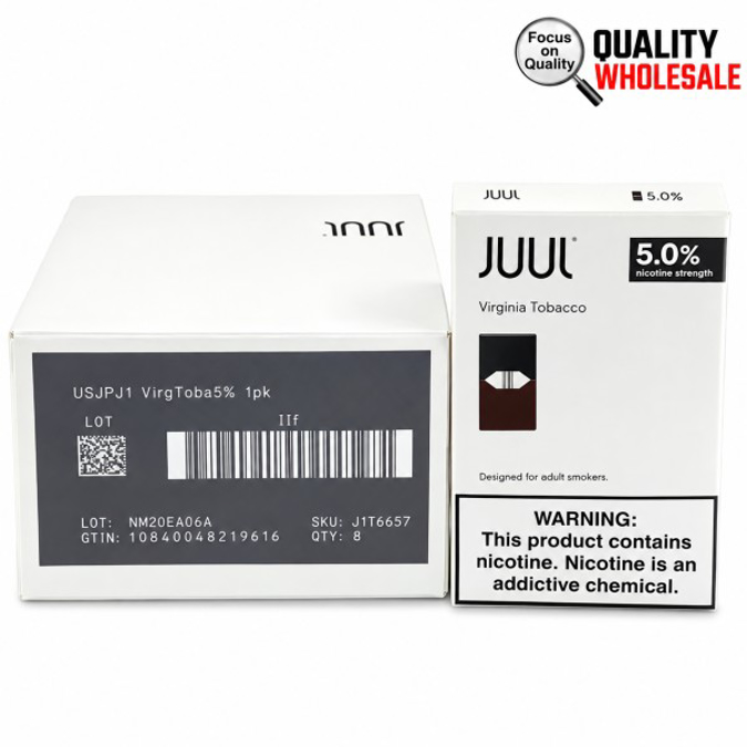 Picture of Juul Virginia Tobacco 1 pack 5 pcnt
