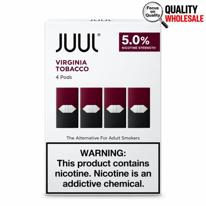 Picture of Juul Virginia Tobacco 4 Pack 5 pcnt