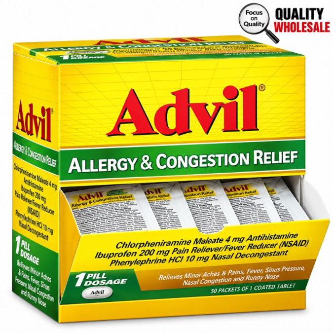 Picture of Advil Allergy and Congestion - 50ct