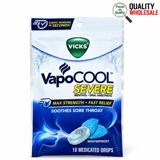 Picture of Vicks Vapo Cool Drops 18ct - Winterfrost