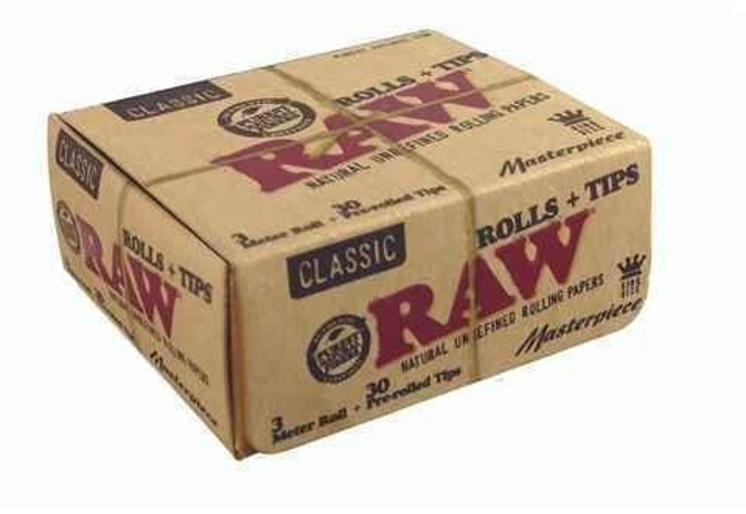 Picture of Raw Rolls - Masterpiece King Size 30ct 12pk