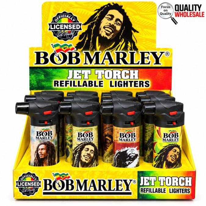 Picture of Bob Marley Lighter Hand Torch - 15ct