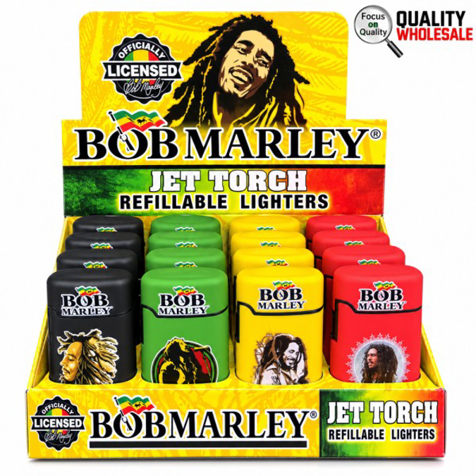 Picture of Bob Marley Lighter Top Flip - 20ct