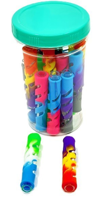 Picture of S293 Silicone Spiral Chillum Hp 20ct
