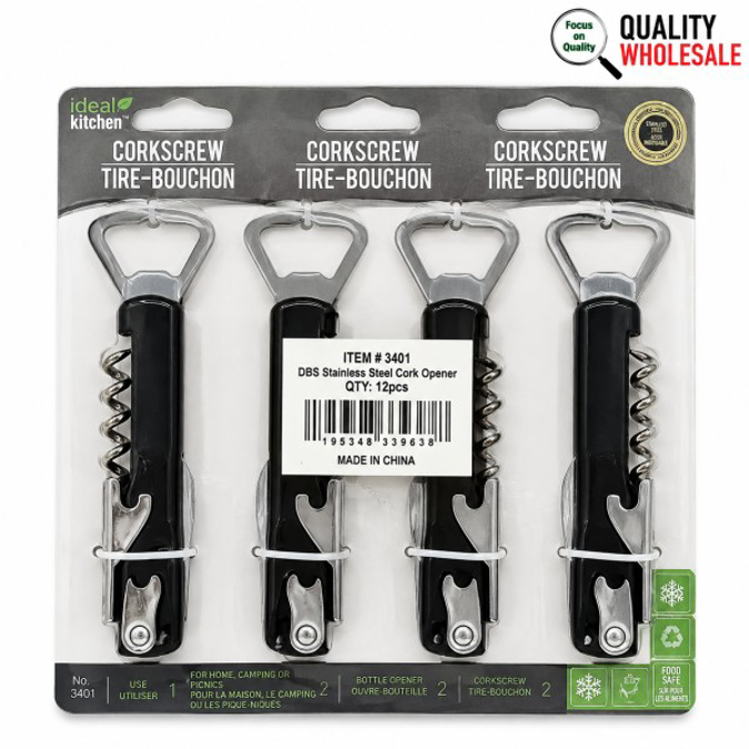 Picture of Stainless Steel Corkscrew -12ct