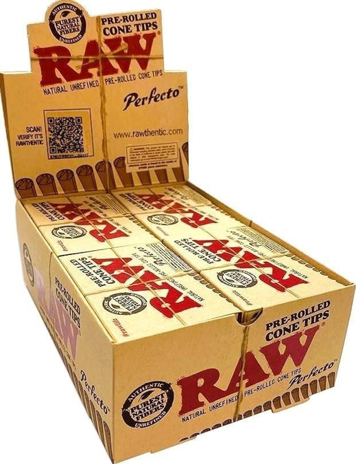 Picture of Raw Tips- Perfecto Pre rolled 20pk 21ct