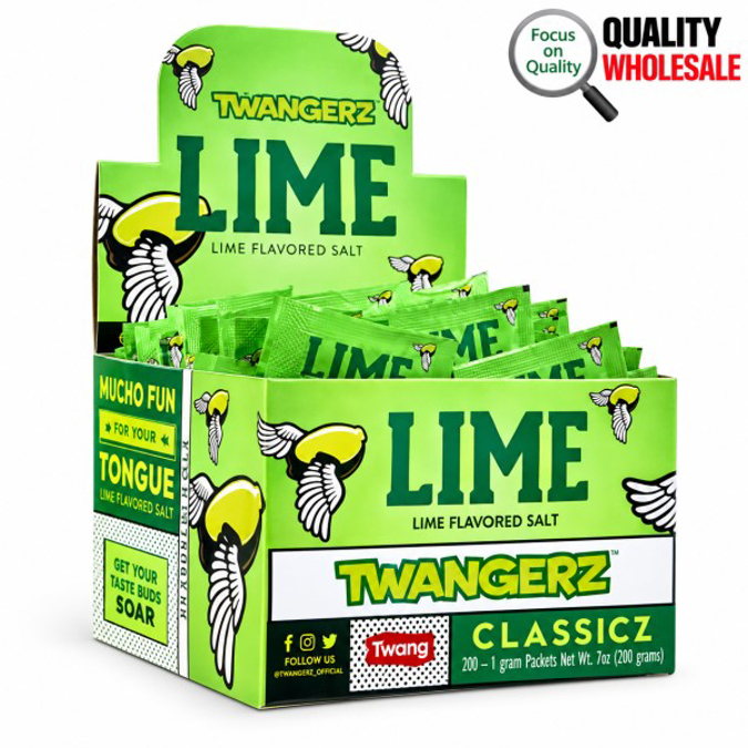 Picture of Twang Salt Pack 200ct-1g-Lime